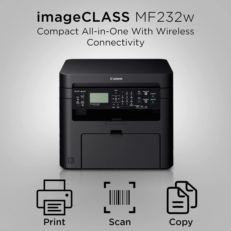 Canon imageCLASS MF232w All-in-one Laser Wi-Fi Monochrome Printer - Image 4