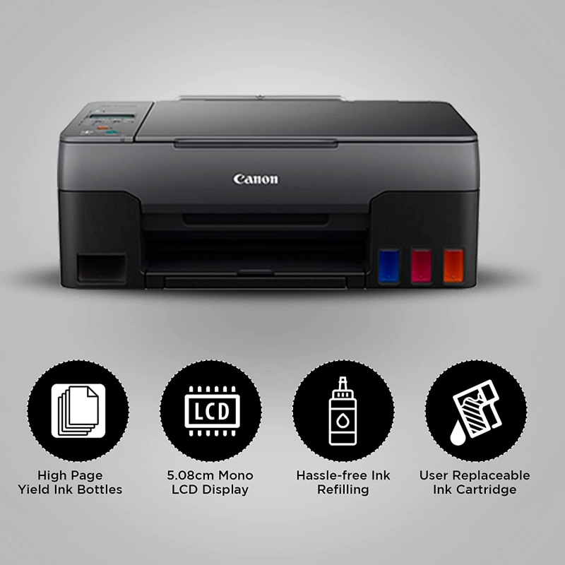 Canon PIXMA G2010 All-in-One High Speed Ink Tank Colour Printer - Image 4