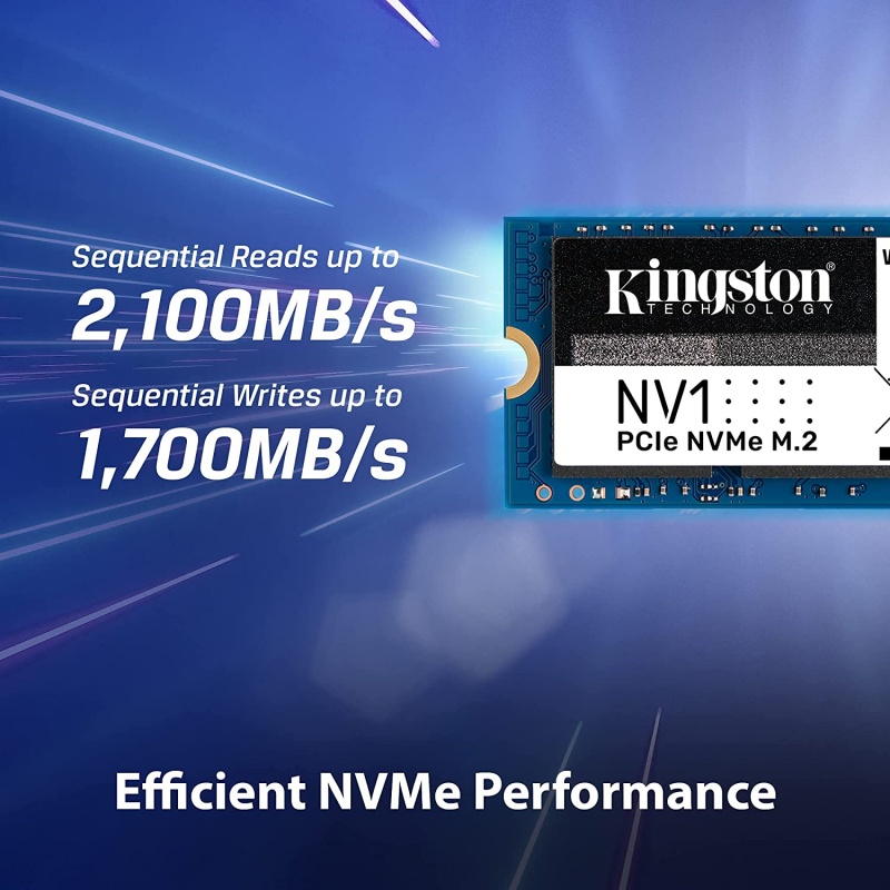 Kingston NV1-E M.2 2280 NVMe PCIe Internal Solid State Drive (SSD) Up to 2100 MB/s SNVSE - Image 3