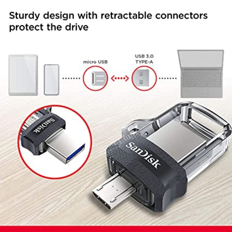 SanDisk Ultra Dual 32GB USB 3.0 OTG PenDrive - Image 3