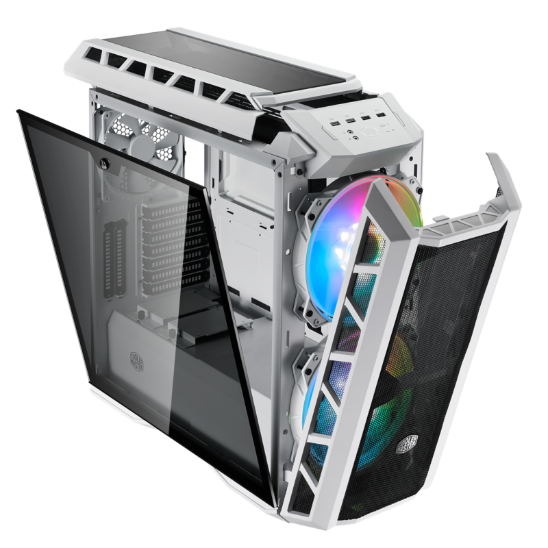 CABINET MASTERCASE H500P MESH WHITE ARGB - Image 3